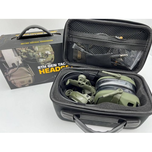 6TH GEN TACTICAL HEADSET тактическая гарнитура, звукосниматель и шумоподавление, активные в Одинцово