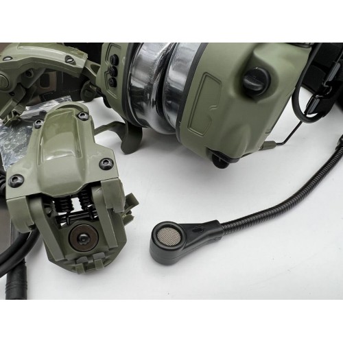 6TH GEN TACTICAL HEADSET тактическая гарнитура, звукосниматель и шумоподавление, активные в Одинцово