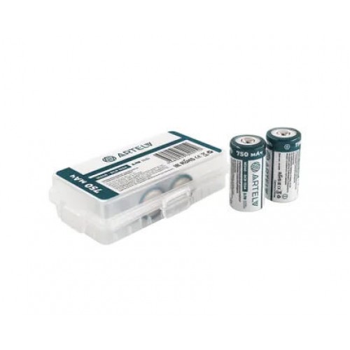 Аккумуляторные батареи RCR123 ARTELV 3.7V Li-Ion 750 mAh в Одинцово