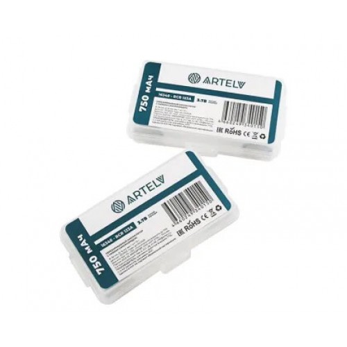 Аккумуляторные батареи RCR123 ARTELV 3.7V Li-Ion 750 mAh в Одинцово