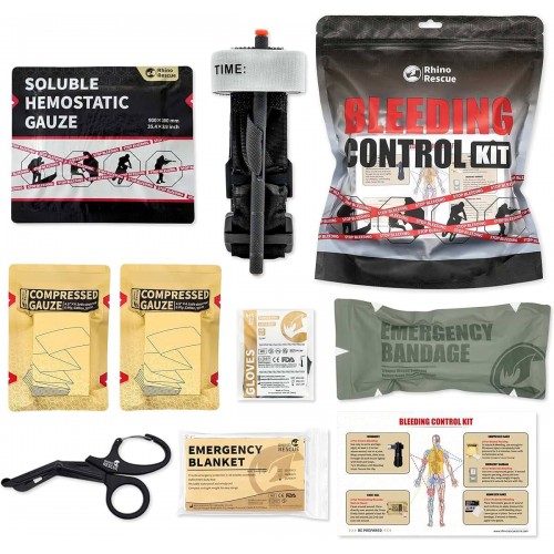 Комплект для остановки кровотечений «Bleeding Control Kit» Rhino Rescue в Одинцово