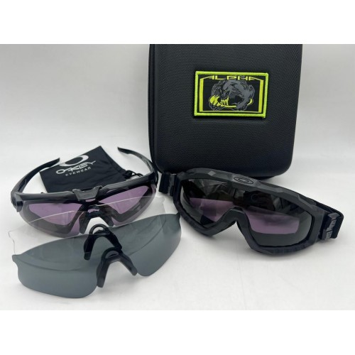 Тактические ударопрочные очки OAKLEY Alpha 2в1 в Одинцово