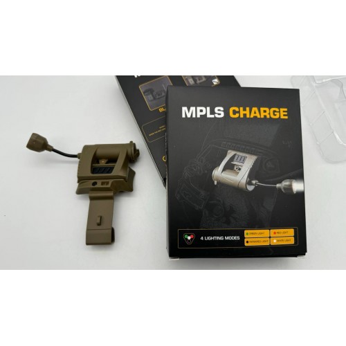 Нашлемный тактический фонарь MPLS Charge аккумуляторный в Одинцово