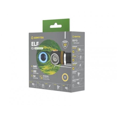 Мультифонарь Armytek ELF C1 Micro USB (теплый свет) в Одинцово