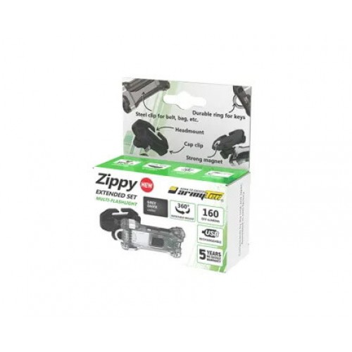Наключный фонарь Armytek Zippy Extended Set (Grey Onyx) в Одинцово