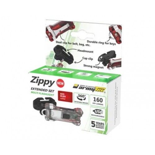 Наключный фонарь Armytek Zippy Extended Set (Red Ruby) в Одинцово