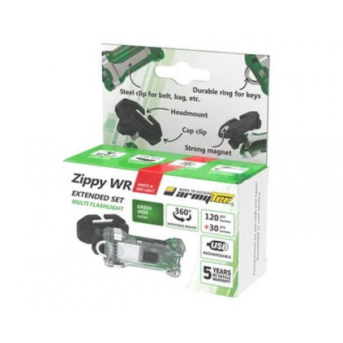 Наключный фонарь Armytek Zippy Extended Set WR (Green Jade) в Одинцово