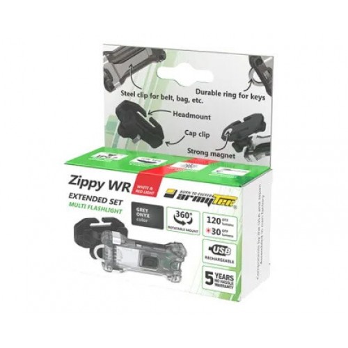 Наключный фонарь Armytek Zippy Extended Set WR (Grey Onyx) в Одинцово