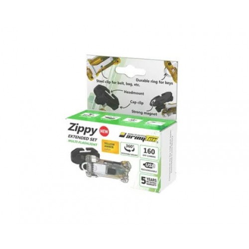 Наключный фонарь Armytek Zippy Extended Set (Yellow Amber) в Одинцово