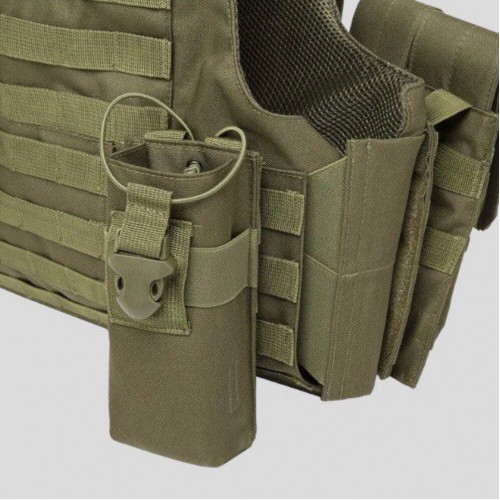Тактический разгрузочный жилет «5 / пять карманов» с подсумками Tactical Molle Plate Carrier для съемных бронепластин в Одинцово